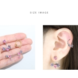 軟骨ピアス ハート蝶々マジカル ジュエルCZボディピアス | ボディピアス専門店凛RIN | 詳細画像9 