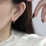 ピアス 24金ピンクゴールドシンプル大人カワイイ金属アレルギーフープ アクセサリー | ボディピアス専門店凛RIN | 詳細画像4