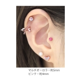 軟骨ピアス リッチコーティングパヴェx2ストレートバーベルx2セット サージカル… | ボディピアス専門店凛RIN | 詳細画像21 