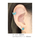 軟骨ピアス リッチコーティングパヴェx2ストレートバーベルx2セット サージカル… | ボディピアス専門店凛RIN | 詳細画像22 