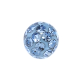 ライトブルー | 軟骨ピアス リッチコーティングパヴェx2ストレートバーベルx2セット サージカル… | ボディピアス専門店凛RIN