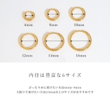 ピアス 24金ピンクゴールドK24K18PGコーティングフープ リングピアス | ボディピアス専門店凛RIN | 詳細画像13