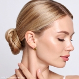 ピアス 24金ピンクゴールドK24K18PGコーティングフープ リングピアス | ボディピアス専門店凛RIN | 詳細画像16