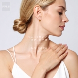 ピアス 24金ピンクゴールドK24K18PGコーティングフープ リングピアス | ボディピアス専門店凛RIN | 詳細画像2