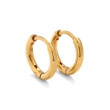ゴールド | ピアス 24金ピンクゴールドK24K18PGコーティングフープ リングピアス | ボディピアス専門店凛RIN