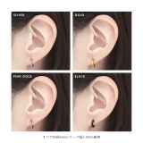 軟骨ピアス キャッチレスつけっぱなしピアスワンタッチ金属アレルギー ボディピアス | ボディピアス専門店凛RIN | 詳細画像11 