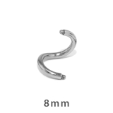 8mm | 軟骨ピアス マジックシャフトパーツネジ山 ボディピアス | ボディピアス専門店凛RIN