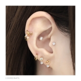 軟骨ピアス シンプル定番個性派ネジ式カスタム ボディピアス | ボディピアス専門店凛RIN | 詳細画像15 