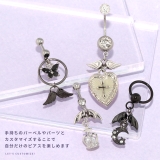 チャーム エンジェルデビル天使の翼 悪魔の翼 | ボディピアス専門店凛RIN | 詳細画像3