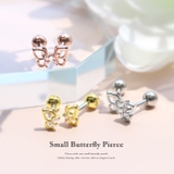 軟骨ピアス 蝶ちょうちょジュエルバタフライ ストレートバーベル | ボディピアス専門店凛RIN | 詳細画像2