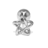 シルバー | 軟骨ピアス 星スターstar ストレートバーベル | ボディピアス専門店凛RIN