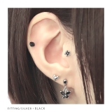 軟骨ピアス 花かわいい フラワージュエルキュービックジルコニア | ボディピアス専門店凛RIN | 詳細画像6 