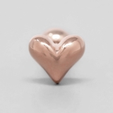 ピンクゴールド | 軟骨ピアス ハートぷっくり立体的キュートカワイイheartシンプル ボディピアス | ボディピアス専門店凛RIN