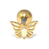 ゴールド | 軟骨ピアス ちょうちょ 蝶 | ボディピアス専門店凛RIN