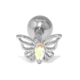 シルバー | 軟骨ピアス ちょうちょ 蝶 | ボディピアス専門店凛RIN