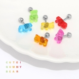 軟骨ピアス グミベアくまベアbear ポップかわいいキャンディカラー | ボディピアス専門店凛RIN | 詳細画像3 