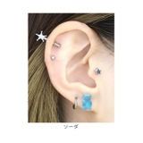 軟骨ピアス グミベアくまベアbear ポップかわいいキャンディカラー | ボディピアス専門店凛RIN | 詳細画像8 