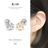 軟骨ピアス ジュエルstar星型 スターキュービックジルコニア | ボディピアス専門店凛RIN | 詳細画像1 