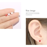 軟骨ピアスかわいい ハートheartポップキュート ストレートバーベル | ボディピアス専門店凛RIN | 詳細画像5 