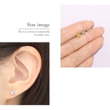 軟骨ピアス クローバーよつば四つ葉かわいい ピンクゴールドキュート | ボディピアス専門店凛RIN | 詳細画像5 