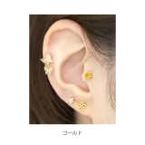 軟骨ピアス 花フラワー かわいい透かしお花 | ボディピアス専門店凛RIN | 詳細画像7