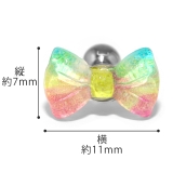 軟骨ピアス リボングラデーションカラーシアー カラフル虹色海色アクリル | ボディピアス専門店凛RIN | 詳細画像11