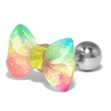 軟骨ピアス リボングラデーションカラーシアー カラフル虹色海色アクリル | ボディピアス専門店凛RIN | 詳細画像9