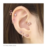 ボディピアス16G ハートアロー サージカルステンレス金属アレルギー対応 | ボディピアス専門店凛RIN | 詳細画像6