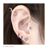 軟骨ピアス 蝶々 金属アレルギーサージカルステンレスつけっぱなしピアス | ボディピアス専門店凛RIN | 詳細画像7 