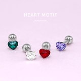 軟骨ピアス ハートかわいい ストレートバーベル | ボディピアス専門店凛RIN | 詳細画像2 