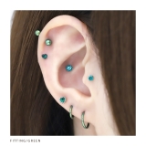 軟骨ピアス ハートかわいい ストレートバーベル | ボディピアス専門店凛RIN | 詳細画像8 