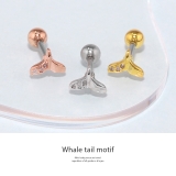 軟骨ピアス クジラ尻尾ホエールテール キュービックジルコニア | ボディピアス専門店凛RIN | 詳細画像2
