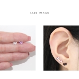 軟骨ピアス リボン小さめかわいい オシャレカラフルストレートバーベル | ボディピアス専門店凛RIN | 詳細画像11 