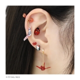 軟骨ピアス リボン小さめかわいい オシャレカラフルストレートバーベル | ボディピアス専門店凛RIN | 詳細画像9 