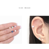 軟骨ピアスハートはーと カボションかわいい アクリルストレートバーベル | ボディピアス専門店凛RIN | 詳細画像9 