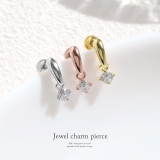 軟骨ピアス ジュエル シンプル | ボディピアス専門店凛RIN | 詳細画像2 