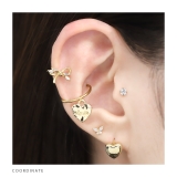 軟骨ピアス 蝶々バタフライ小さめ ジュエルキュービックジルコニア | ボディピアス専門店凛RIN | 詳細画像6 