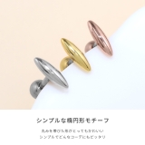軟骨ピアス 楕円形オーバルシンプルきれい大人カワイイオフィス ボディピアス | ボディピアス専門店凛RIN | 詳細画像3