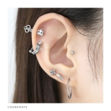 軟骨ピアス 楕円形オーバルシンプルきれい大人カワイイオフィス ボディピアス | ボディピアス専門店凛RIN | 詳細画像5