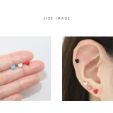 軟骨ピアス はーとハートかわいいパステルカラー小さめぷっくり ボディピアス | ボディピアス専門店凛RIN | 詳細画像10