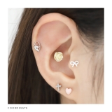 軟骨ピアス はーとハートかわいいパステルカラー小さめぷっくり ボディピアス | ボディピアス専門店凛RIN | 詳細画像6