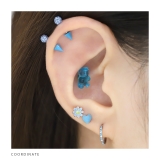 軟骨ピアス はーとハートかわいいパステルカラー小さめぷっくり ボディピアス | ボディピアス専門店凛RIN | 詳細画像8