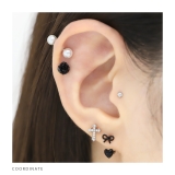 軟骨ピアス はーとハートかわいいパステルカラー小さめぷっくり ボディピアス | ボディピアス専門店凛RIN | 詳細画像9