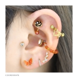 軟骨ピアス ボールクリアカラー透明感シンプルかわいいカラフル ボディピアス | ボディピアス専門店凛RIN | 詳細画像6