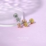 軟骨ピアス 花フラワーお花小さめミニサイズかわいいシンプル ボディピアス | ボディピアス専門店凛RIN | 詳細画像2