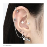 軟骨ピアス 花フラワーお花小さめミニサイズかわいいシンプル ボディピアス | ボディピアス専門店凛RIN | 詳細画像5