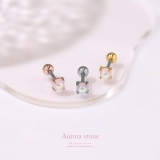 軟骨ピアス オーロラカポションラウンド小ぶりでかわいい ボディピアス | ボディピアス専門店凛RIN | 詳細画像2