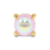 ゴールド | 軟骨ピアス オーロラカポションラウンド小ぶりでかわいい ボディピアス | ボディピアス専門店凛RIN