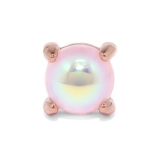 ピンクゴールド | 軟骨ピアス オーロラカポションラウンド小ぶりでかわいい ボディピアス | ボディピアス専門店凛RIN