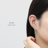 軟骨ピアス リボン小さめかわいい華奢シルバーゴールドピンク ボディピアス | ボディピアス専門店凛RIN | 詳細画像4